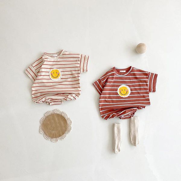 rompers 2021 born baby girls clothes cotton short sleeve boys jumpsuit 0-24m cute toddler bodysuit stripe print infant overall, Blue
rompers 2021 born baby girls clothes cotton short sleeve boys jumpsuit 0-24m cute toddler bodysuit stripe print infant overall, Blue