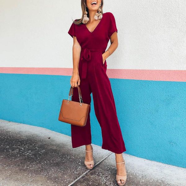 women's jumpsuits & rompers women casual belt solid short sleeve ladies v-neck zipper long bodysuit whosale drop, Black;white
women's jumpsuits & rompers women casual belt solid short sleeve ladies v-neck zipper long bodysuit whosale drop, Black;white