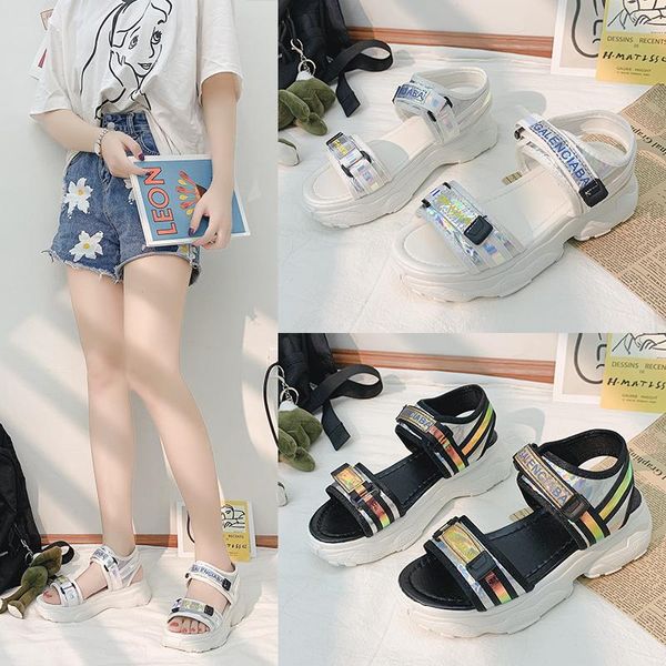 sandals summer korean version women 2021 of all-match trend platform height increase shoes, Black
sandals summer korean version women 2021 of all-match trend platform height increase shoes, Black