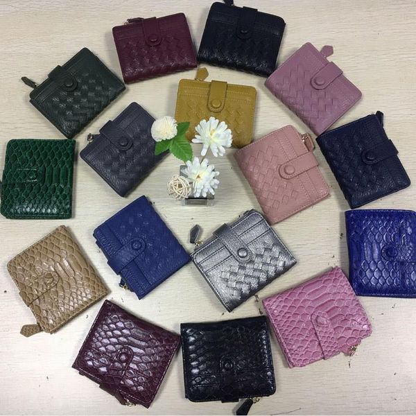women maroon snake pattern leather wallet python short cards zippercoin purse bag name card, Red;black
women maroon snake pattern leather wallet python short cards zippercoin purse bag name card, Red;black
