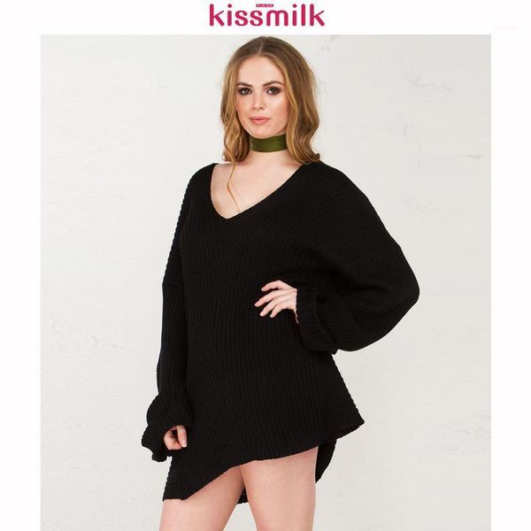 women's sweaters kissmilk 2021 big size fashion women clothing solid v-neck loose knitted sweater plus long 4xl 5xl 6xl, White;black
women's sweaters kissmilk 2021 big size fashion women clothing solid v-neck loose knitted sweater plus long 4xl 5xl 6xl, White;black