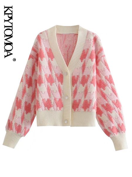 women sweater fashion contrast jacquard loose knit cardigan sweater vintage v neck long sleeve female outerwear chic, White;black
women sweater fashion contrast jacquard loose knit cardigan sweater vintage v neck long sleeve female outerwear chic, White;black