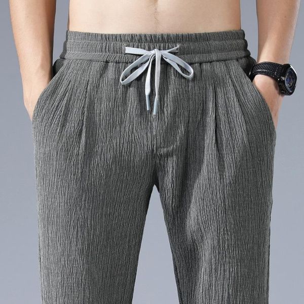 men's pants luclesam 2021 men pure linen jogging drawstring loose fit flax trousers sweatpants pantalones hombre, Black
men's pants luclesam 2021 men pure linen jogging drawstring loose fit flax trousers sweatpants pantalones hombre, Black