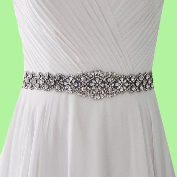 wedding sashes zms161c dresses belt for girls rhinestone silver sash bridesmaid dress women flowers, White
wedding sashes zms161c dresses belt for girls rhinestone silver sash bridesmaid dress women flowers, White