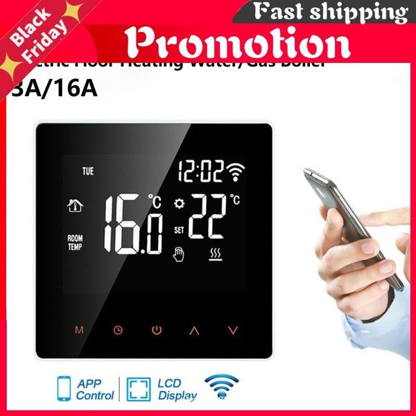 smart home control tuya wifi thermostat temperature controller for electric floor heating,water/gas boiler voice work google
smart home control tuya wifi thermostat temperature controller for electric floor heating,water/gas boiler voice work google