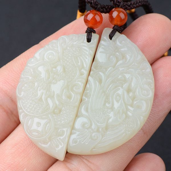 natural 7a white jade pendant hollow hand-carved dragon jade pendants brand men women jadeite jade jewelry necklace women, Red;blue
natural 7a white jade pendant hollow hand-carved dragon jade pendants brand men women jadeite jade jewelry necklace women, Red;blue