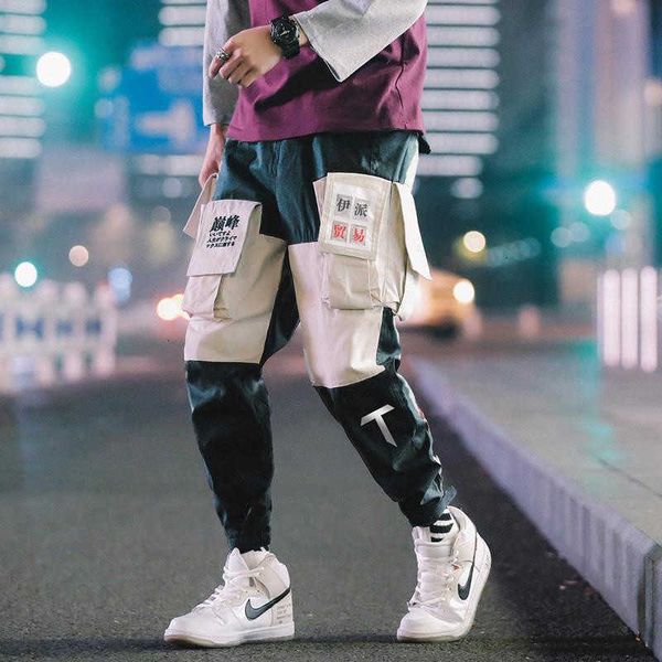 men's pants hip bloco da cor do vintage patchwork veludo basculador sweatpant pant streetwear harajuku calas de carga z30w, Black
men's pants hip bloco da cor do vintage patchwork veludo basculador sweatpant pant streetwear harajuku calas de carga z30w, Black
