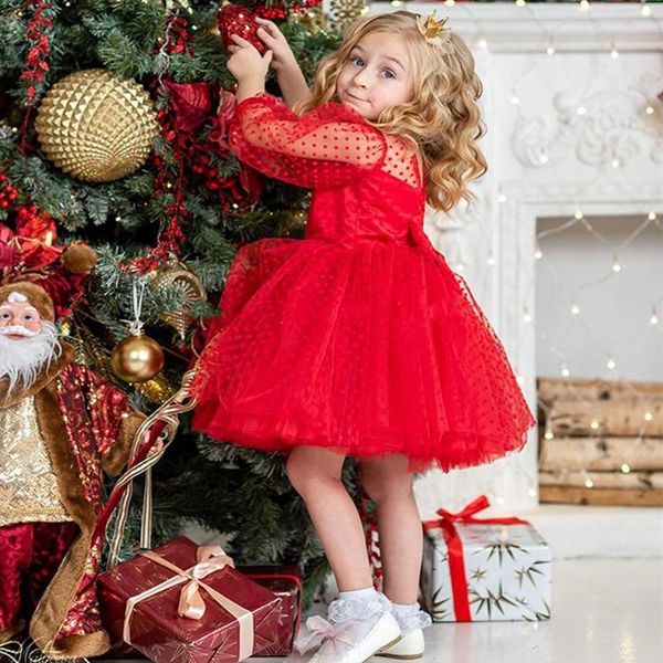 girl's dresses polka-dot tulle flower girl illusion long sleeves wedding party dress princess birthday gown, Red;yellow
girl's dresses polka-dot tulle flower girl illusion long sleeves wedding party dress princess birthday gown, Red;yellow