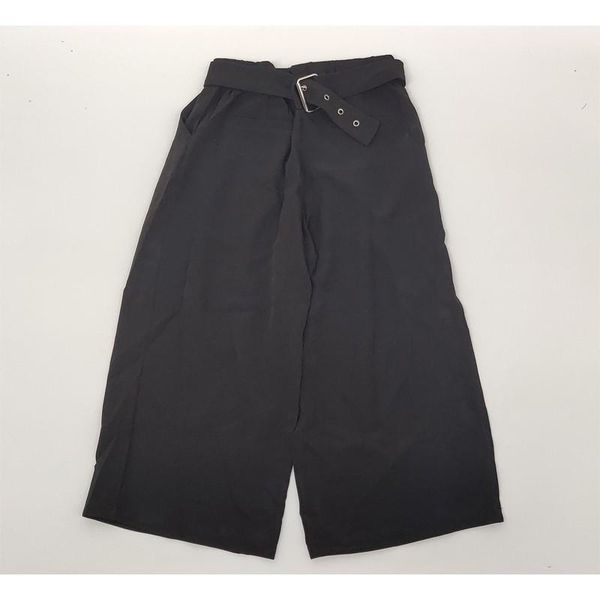 women's pants & capris yuerwang women black wide leg fashion trousers high waist calf-length loose casual 2021, Black;white
women's pants & capris yuerwang women black wide leg fashion trousers high waist calf-length loose casual 2021, Black;white