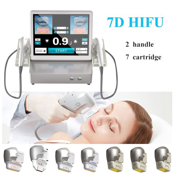 painless 7d hifu ultrasound skin lifting face lift neck-wrinkle beauty machine ce approved