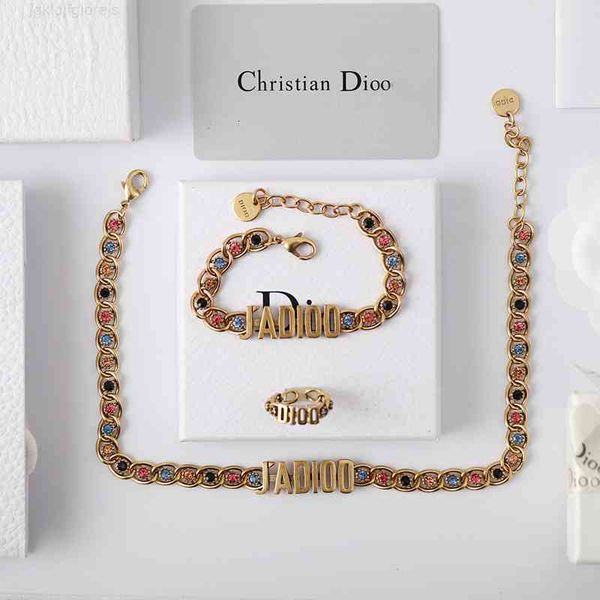 dio/christian d inlaid color diamond necklace female di family brass letter bracelet neck clavicle chain set, Red;brown
dio/christian d inlaid color diamond necklace female di family brass letter bracelet neck clavicle chain set, Red;brown