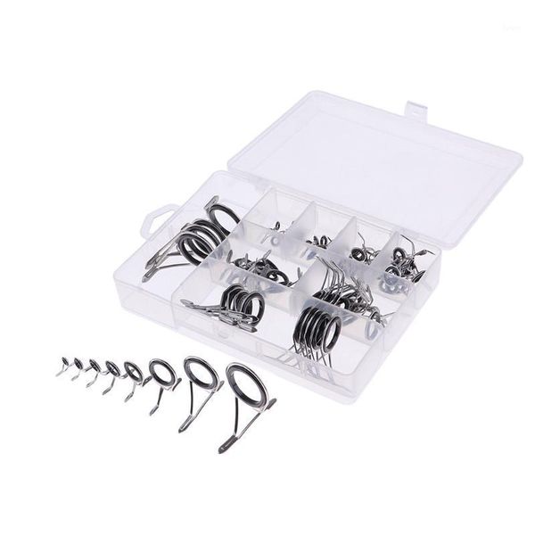 75pcs various sizes sea fishing rod guides tip rings line stainless steel repair kit accessories boat rods
75pcs various sizes sea fishing rod guides tip rings line stainless steel repair kit accessories boat rods