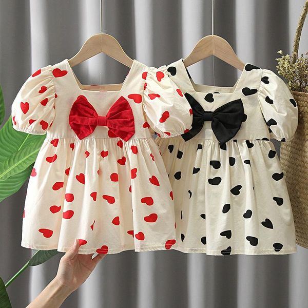 girl's dresses baby girls sweet sleeveless dress summer printing princess children's bow cotton kids, Red;yellow
girl's dresses baby girls sweet sleeveless dress summer printing princess children's bow cotton kids, Red;yellow
