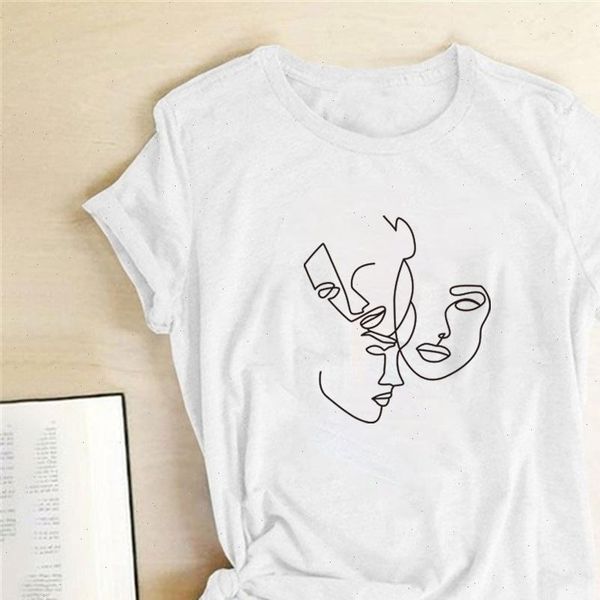 linear human faces printed t shirts women shirts summer for women ladies graphic t shirts streetwear camiseta mujer verano, White
linear human faces printed t shirts women shirts summer for women ladies graphic t shirts streetwear camiseta mujer verano, White