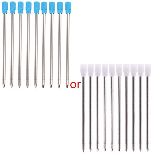 2021 new 10pcs ballpoint pen refills replacement 1.0mm blue black ink color school office, Blue;orange
2021 new 10pcs ballpoint pen refills replacement 1.0mm blue black ink color school office, Blue;orange