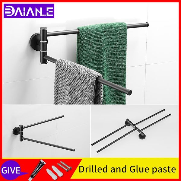bathroom rotating towel bar wall mounted stainless steel toilet towel holder dispenser with hooks wall shelf double rack
bathroom rotating towel bar wall mounted stainless steel toilet towel holder dispenser with hooks wall shelf double rack