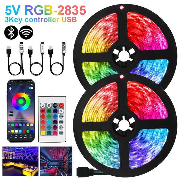 strips led lights rgb2835 flexible strip ribbon 5v usb diode tape deskscreen tv backlight lamp bluetooth app control
strips led lights rgb2835 flexible strip ribbon 5v usb diode tape deskscreen tv backlight lamp bluetooth app control