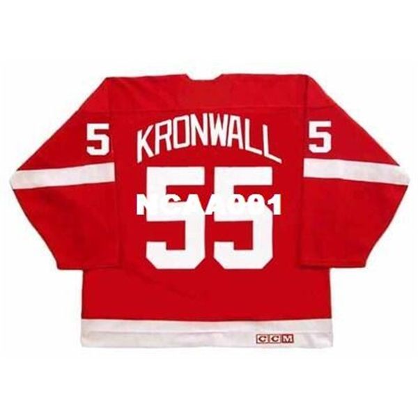 001 #55 niklas kronwall detroit red wings ccm vintage retro hockey jersey or custom any name or number retro jersey, Black
001 #55 niklas kronwall detroit red wings ccm vintage retro hockey jersey or custom any name or number retro jersey, Black