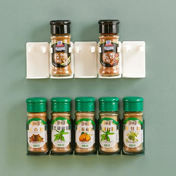 kitchen storage & organization 5 pcs bottle rack wall mount jars spice holder tools plastic clip cabinet door hooks ingredient
kitchen storage & organization 5 pcs bottle rack wall mount jars spice holder tools plastic clip cabinet door hooks ingredient