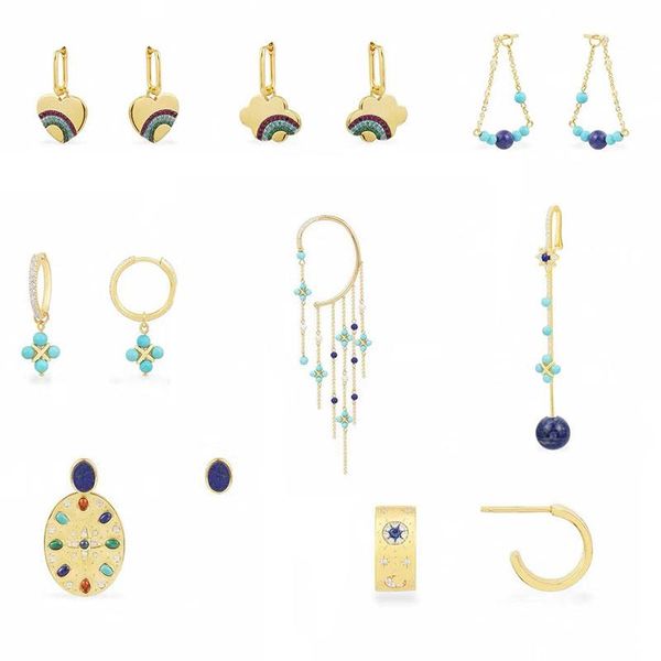 stud lidu 925 silver turquoise tassel earrings stylish and elegant monaco jewelry gifts for friends, Golden;silver
stud lidu 925 silver turquoise tassel earrings stylish and elegant monaco jewelry gifts for friends, Golden;silver