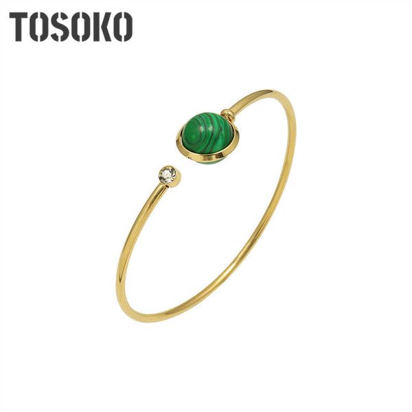 tofflo stainless steel jewelry turquoise ball star zircon titanium steel flexible wire open bracelet bsz219 q0717, Black
tofflo stainless steel jewelry turquoise ball star zircon titanium steel flexible wire open bracelet bsz219 q0717, Black