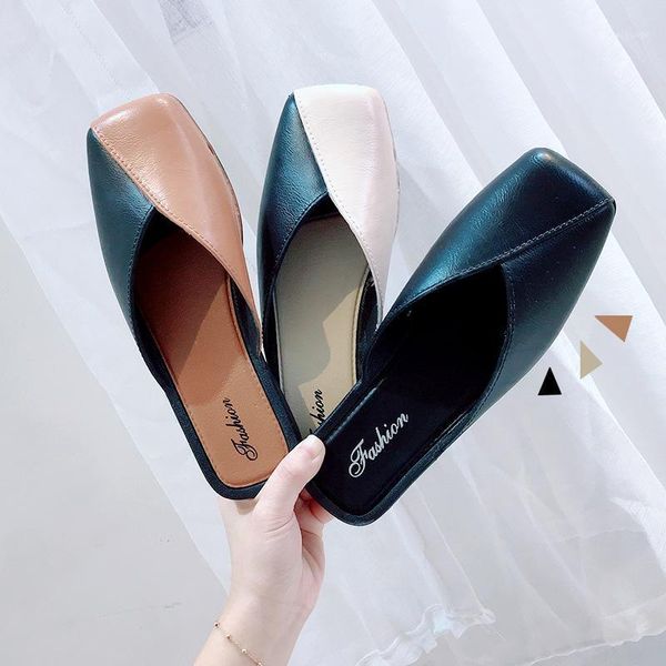 slippers olomm women wear spring and summer 2021 baotou flat bottom non-slip half drag plastic sandals women's shoes-275, Black
slippers olomm women wear spring and summer 2021 baotou flat bottom non-slip half drag plastic sandals women's shoes-275, Black