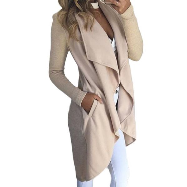 women's jackets autumn fashion women coats long cardigan irregular turn-down collar lady casual overcoat, Black;brown
women's jackets autumn fashion women coats long cardigan irregular turn-down collar lady casual overcoat, Black;brown