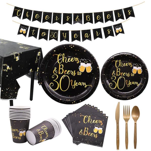 disposable dinnerware 30/40/50/60 birthday party decoration wedding anniversary tableware happy decor supplies
disposable dinnerware 30/40/50/60 birthday party decoration wedding anniversary tableware happy decor supplies