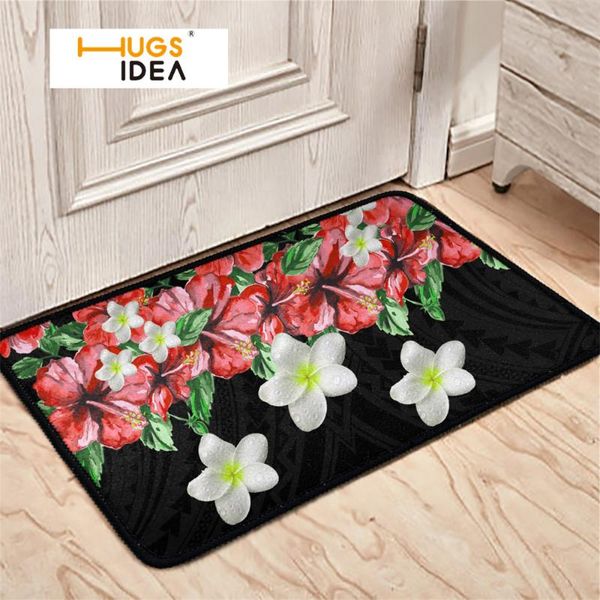 hugsidea art decor hallway carpet polynesian traditional tribal plumeria flower pattern carpet washable non-slip bathroom rug
hugsidea art decor hallway carpet polynesian traditional tribal plumeria flower pattern carpet washable non-slip bathroom rug