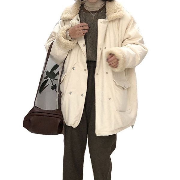 2021 new thick warm women's lapel padded cotton jacket, simple generous, fashionable, unified color, novel and colorful, both in kgpm, Black
2021 new thick warm women's lapel padded cotton jacket, simple generous, fashionable, unified color, novel and colorful, both in kgpm, Black