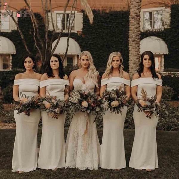 bridesmaid dress off-shoulder mermaid ball gown bateau dresses sleeveless evening elastic satin prom party custom, White;pink
bridesmaid dress off-shoulder mermaid ball gown bateau dresses sleeveless evening elastic satin prom party custom, White;pink