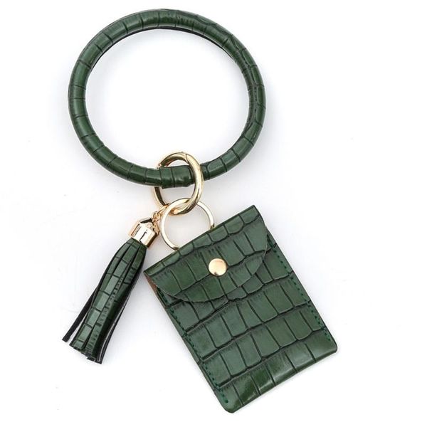 card holders 2021 large bracelet keychain holder tassel bangle key ring wristban with wallet solid color id bolsa #yj, Brown;gray
card holders 2021 large bracelet keychain holder tassel bangle key ring wristban with wallet solid color id bolsa #yj, Brown;gray