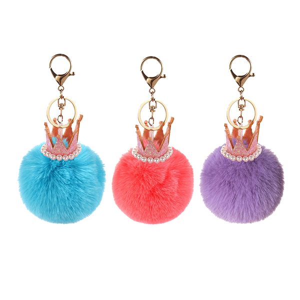 10pieces/lot pearl keychain crown rex rabbit fur ball bag pendant gift mobile phone pendant keychain ring, Silver
10pieces/lot pearl keychain crown rex rabbit fur ball bag pendant gift mobile phone pendant keychain ring, Silver