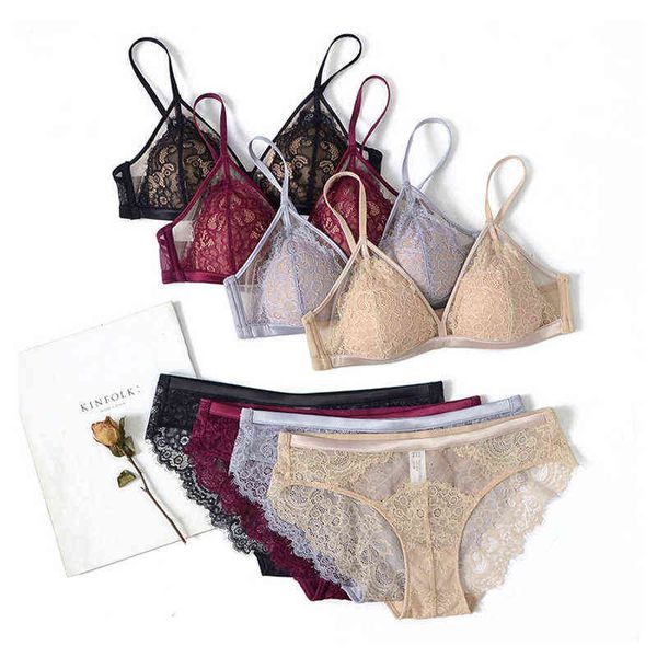 nxy seteyelash lace triangle bra set mesh patchwork lightly lined wireless small breasts panty underwear women lingerie 1127, Red;black
nxy seteyelash lace triangle bra set mesh patchwork lightly lined wireless small breasts panty underwear women lingerie 1127, Red;black