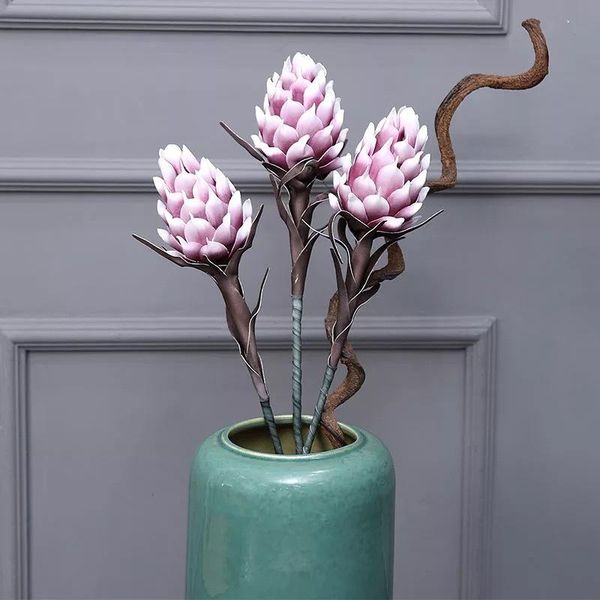 decorative flowers & wreaths 1 pc artificial protea flower eva foam european style el home wedding party banquet 93cm colorful fake plants
decorative flowers & wreaths 1 pc artificial protea flower eva foam european style el home wedding party banquet 93cm colorful fake plants