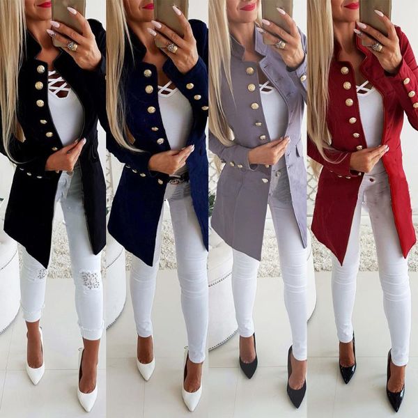 women's suits & blazers fashion autumn women and jackets suit 2021 work office lady slim business female blazer coat talever, White;black
women's suits & blazers fashion autumn women and jackets suit 2021 work office lady slim business female blazer coat talever, White;black
