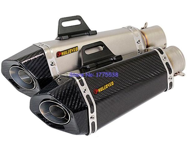 motorcycle exhaust system phuleoveo universal 51mm inlet carbon fiber pipe muffler motorbike scooter with db killer
motorcycle exhaust system phuleoveo universal 51mm inlet carbon fiber pipe muffler motorbike scooter with db killer