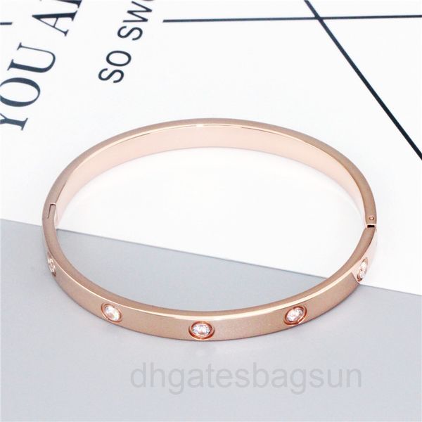 new fashion diamond inlaid buckle bracelet electroplated rose gold titanium steel bracelet jwfh, Black
new fashion diamond inlaid buckle bracelet electroplated rose gold titanium steel bracelet jwfh, Black