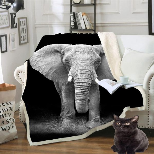 elephant sherpa throw blanket 3d printed animal bedspread pgraphy black and white plush blanket 2 sizes
elephant sherpa throw blanket 3d printed animal bedspread pgraphy black and white plush blanket 2 sizes