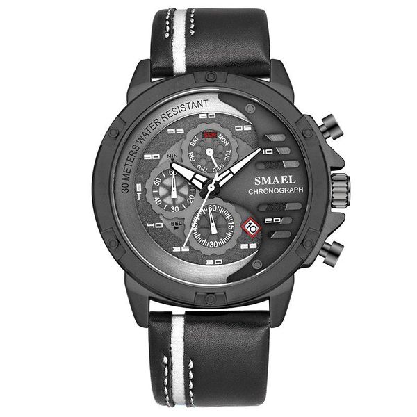 wristwatches outdoor waterproof sports watch leather multifunctional electronic men's, Slivery;brown
wristwatches outdoor waterproof sports watch leather multifunctional electronic men's, Slivery;brown