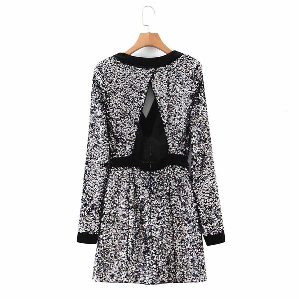 2021 new fashion spring autumn v neck short long sleeve open back sequin panel veet bodycon wm8p, White
2021 new fashion spring autumn v neck short long sleeve open back sequin panel veet bodycon wm8p, White