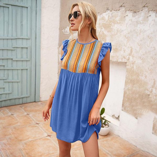 casual dresses women dress summer fashion vintage loose o neck butterfly sleeveless mini 2021 party woman robe y, Black;gray
casual dresses women dress summer fashion vintage loose o neck butterfly sleeveless mini 2021 party woman robe y, Black;gray