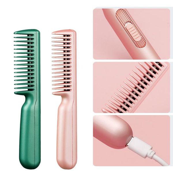 electric hair brushes portable straightener brush usb rechargeable for home travel wireless curls straightening comb device
electric hair brushes portable straightener brush usb rechargeable for home travel wireless curls straightening comb device