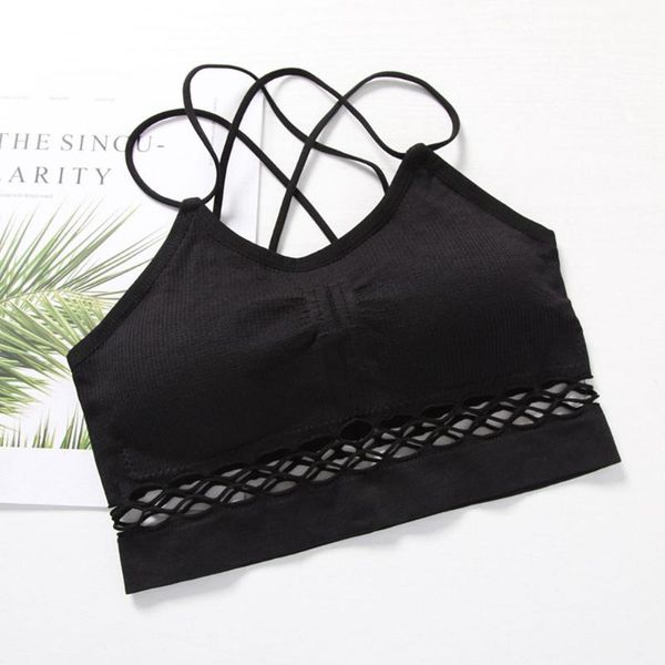 gym clothing women sports bra underwear hollow back cross solid color for fitness running zj55, White;black
gym clothing women sports bra underwear hollow back cross solid color for fitness running zj55, White;black