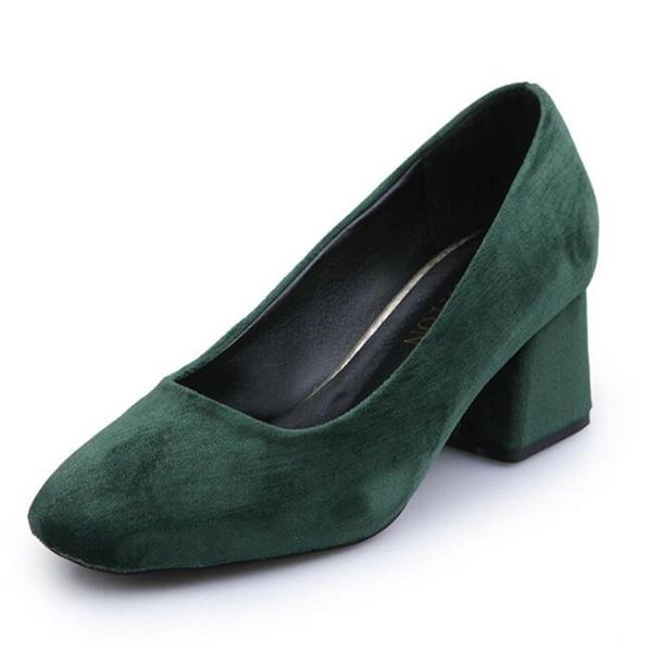 dress shoes 2021 spring square head thick with single suede shallow mouth high heels comfortable casual work women's, Black
dress shoes 2021 spring square head thick with single suede shallow mouth high heels comfortable casual work women's, Black