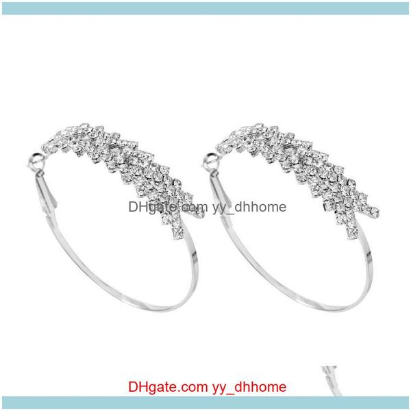 jewelryluxury shining gold sier color rhinestone earring fashion big round hoop earrings for women wedding party jewelry gift & hie drop del, Golden;silver
jewelryluxury shining gold sier color rhinestone earring fashion big round hoop earrings for women wedding party jewelry gift & hie drop del, Golden;silver