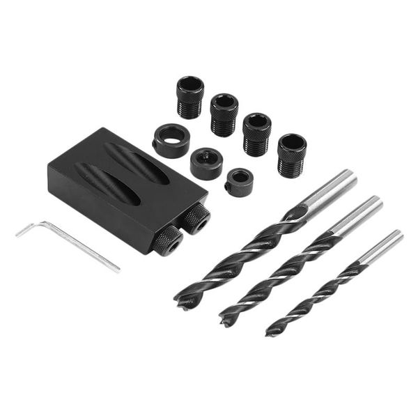 professional drill bits woodworking pocket hole jig kit 6/8/10mm angle guide set puncher locator bit for diy carpentry tools (b
professional drill bits woodworking pocket hole jig kit 6/8/10mm angle guide set puncher locator bit for diy carpentry tools (b