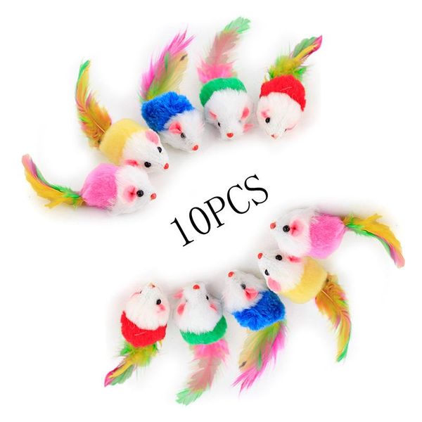 cat toys 10pcs/lot fur false mouse pet feather rainbow ball toy cayts mini funny playing for cats kitten 2inch
cat toys 10pcs/lot fur false mouse pet feather rainbow ball toy cayts mini funny playing for cats kitten 2inch