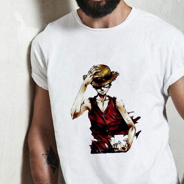 one piece cool luffy men t shirt casual tshirt homme o neck streetwear man t shirt boys clothes anime summer tees, White
one piece cool luffy men t shirt casual tshirt homme o neck streetwear man t shirt boys clothes anime summer tees, White