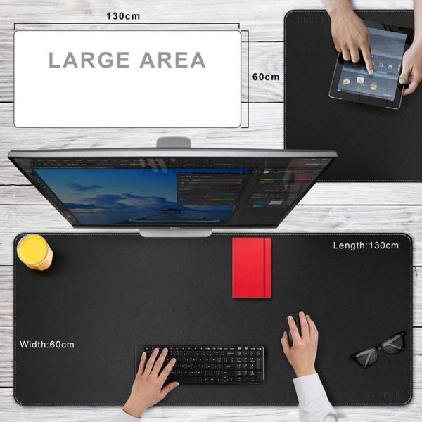 mouse pads & wrist rests 130x60cm/150x70cm large size mousepad pu leather computer desk mat gaming keyboard for office home lapwritting
mouse pads & wrist rests 130x60cm/150x70cm large size mousepad pu leather computer desk mat gaming keyboard for office home lapwritting